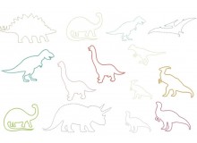 Stickserie -Dinos Doodle